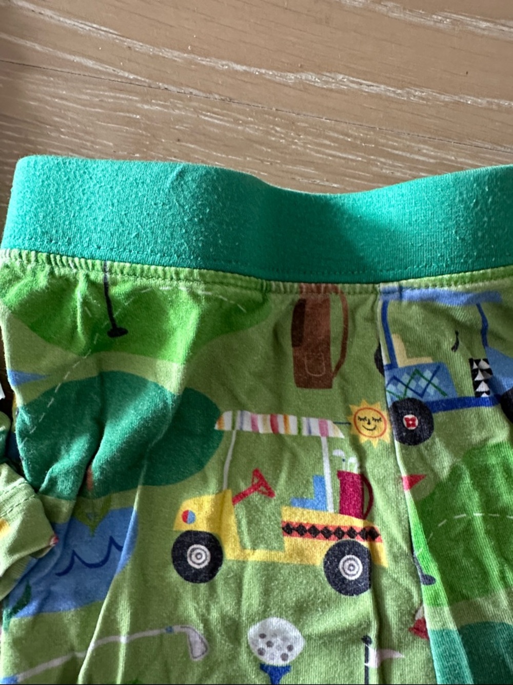 Little Sleepies golf two piece pajamas - Picture 3 of 3